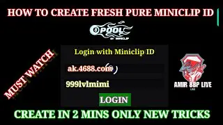 How to Create Unlimited Pure Miniclip Account Trick 2023 | Miniclip account kaise banaye