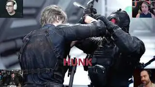 Youtubers Reagem a Leon vs Hunk RESIDENT EVIL REQUIEM