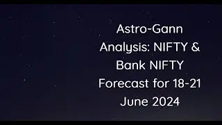 Predicting NIFTY/Bank NIFTY: Gann and Astro Studies for 18-21 June 2024