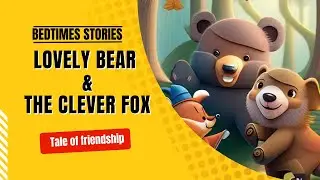 Bedtime Stories, Lovely Bear & the clever fox| Tale of Friendship| 5minutes Stories, trueFriendship|