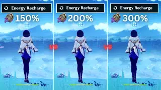 150% vs 300% ER !! Best Build for F2P Yelan ?? [ Genshin Impact ]