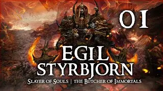 EGIL STYRBJORN, KHORNE'S CHAMPION! | NORSCA/KHORNE (CTT) Total War Warhammer 2 Mortal Empires #1