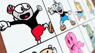 Drawing Cuphead Character / my favorite characters.
