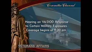 VA/DoD Response to Certain Military Exposures–U.S. Senate Veterans’ Affairs Committee Hearing (2009)
