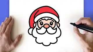 COMO DESENHAR O PAPAI NOEL FÁCIL