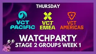 VCT PACIFIC & EMEA & AMERICAS - Week 1 Group Stage (Thursday) | !patreon