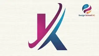 Quick Letter Logo Design Tutorial in Adobe illustrator - Create Custom Letter K | Design School MC