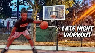 Went to the park for a late night workout