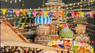 Moskova Vlog | Christmas Market [4K]