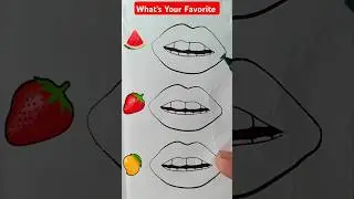 Your Favourite? #shorts #lips #art #drawing