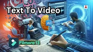 Filmora 13 AI Text To Video Editing Tutorial For Beginners || Filmora 13 Tutorial Bangla