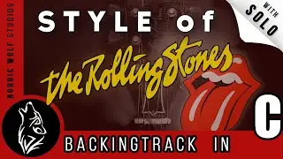 Rolling Stones Style Blues Backing Track Jam [C Minor]