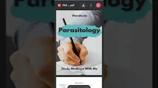 Parasitology Handouts PDF Download Guide 