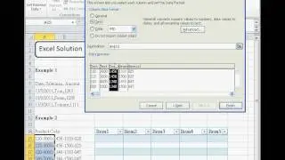 Excel Solution - Separate Data with Separator - Text to Columns Function.avi
