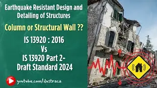 IS 13920 : 2016 Vs IS 13920 Part 2 : Draft Standard 2024 | Column or Structural Wall ? | ilustraca
