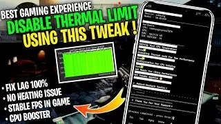 How to Disable Thermal Limit on Android No Root | No Root Overclcok - No Lag