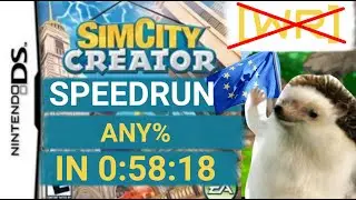 SimCity Creator (DS) any% in 58:18