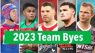 NRL 2023 Team Byes