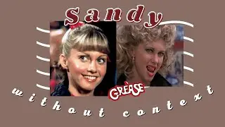 Sandy from grease with no context