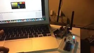 RGB led web interface with color picker
