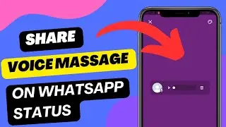 How to Share Voice Recording voice massage or voice note as whatsapp status