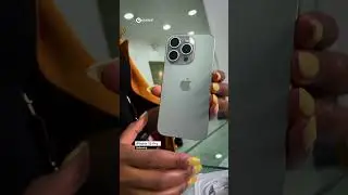 iPhone 15 Pro Natural Titanium Unboxing at Applecenter