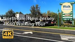 【4K60】 Walking - Northvale, New Jersey (Small Town borderline with New York State)
