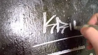 Krink K71-SILVER graffiti marker review