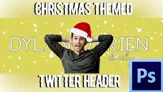 Simple Christmas Themed Twitter Header | Alyiah Savoy