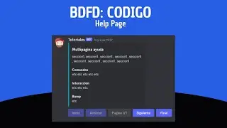 BDFD: Codigo | ¡¡Help Button MultiPage Avanzado!!