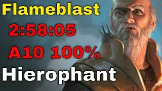 (Pizza Blast) Flameblast Totems Hierophant Leveling [SSF PoE 3.23]