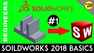 Solidworks 2018 Tutorial : How to Draw a  Basic sketch | Dimensions | Solidworks Tutorial Tamil | SD