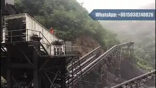 Basalt crushed stone production line #crusher #stonecrusher #vibratingscreen #jawcrusher