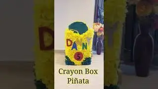 Making Crayon Box Piñata