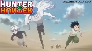 Kite Gon and Killua Rush to the Chimera Ant Nest (dub)