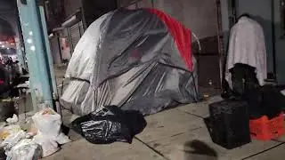 The Streets Of Kensington - Walk-through At Night Unedited footage