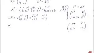 Producto de matrices. Cuadrado de una matriz. Igualdad de matrices