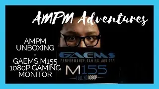 Playing your console on the go? - GAEMS M155 1080P Gaming Monitor - AMPM Unboxing