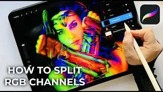 How to split RGB channels in procreate