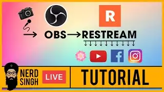 How to Livestream with OBS & Restream to YouTube, Facebook & Instagram, with Shabad OS
