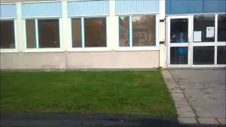 my first succes front flip on grass