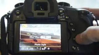 How to change picture style on the Panasonic FZ-1000