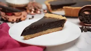 Almond Chocolate Ganache Tart 🥧🍫