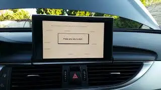 Audi A6 C7 firmware and map update - part 1 - příprava