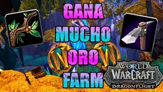 FARM GANA MUCHO ORO HERBORISTERIA Y MINERIA explicación de las profesiones DRAGONFLIGHT
