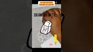 HOW TO DRAW WITH ERASER|ERASER ART😍...complete video on my channel😊👩‍🎨🎨#shorts #eraser #drawing