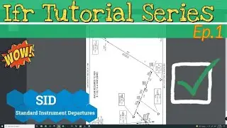 Msfs2020 Ifr tutorial series  EP1  Understanding SID's Standard instrument departure! Basic tutorial