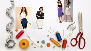 Sewing a straight skirt. Pencil skirt.