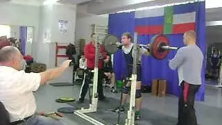 Мой присед 190 кг, кат 93 кг, Чемпионат Хакасии по ПЛ 2013