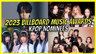 2023 Billboard Music Awards Kpop Nominees